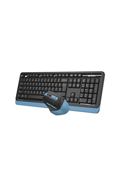 A4 Tech Fg1035 Wireless Standard Black/Blue Q Keyboard Mouse