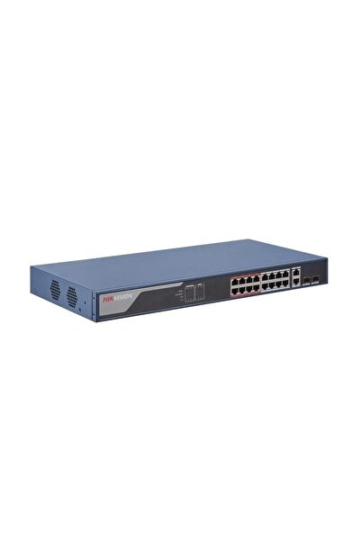Hikvision Ds-3E1318P-Ei 16 Port 10/100 16 Port Poe 2 Port Uplink 230W Managea...