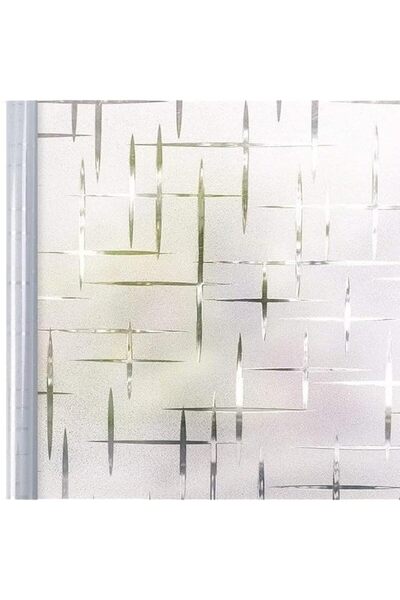 The Bros Privacy Window Film, Privacy Self Adhesive Frosted Window Film Removable Static Cling Decor