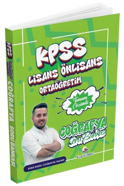 Dizgi Kitap 2026 KPSS Lisans Lise Ortaöğretim Ön Lisans Coğrafya Soru Bankası...