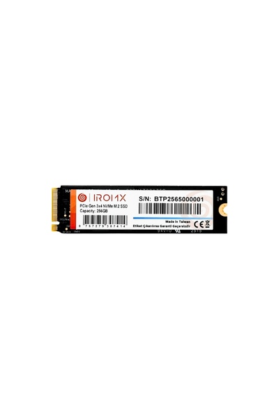 IROMX 256Gb 3000/1000Mb/S M2 Pcie Gen3 Nvme Ssd Ir256Gnvp3