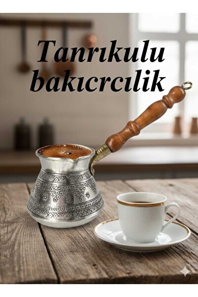 Tanrıkulu Bakırcılık Copper Zibalı Cezve (Turkish Coffee Pot)
