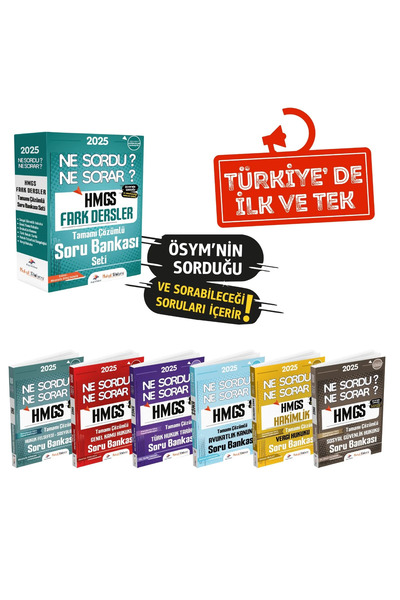 Dizgi Kitap Hukuk Atölyesi HMGS Fark Dersler Ne Sordu Ne Sorar Tamamı Çözümlü...