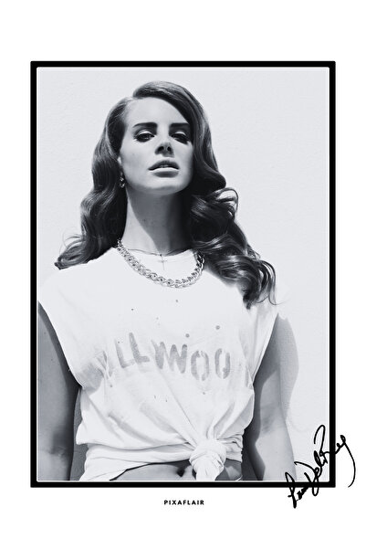 Pixaflair - Lana Del Rey - Born To Love - Tablo - Çerçevesiz Poster