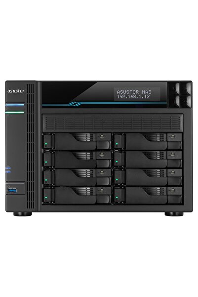 Asustor As6508T 8Gb 8 Bay 2X 10G/1G / 2X 2.5G/1G/100M Storage Unit