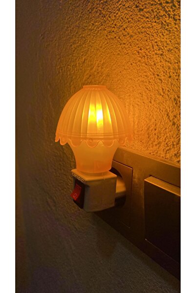 Kawasacı Nostaljik Mantar Tip Gece Lambası Kendinden Fişli Çıt Çıt Anahtarlı ...