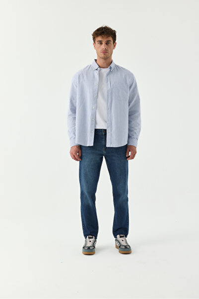 MINCHETTO Carrot 401001-03 Casual Men's Tapered Strech Jean Regular Waist Sto...