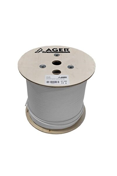 AGER Ac-600-5-Gri 500Mt U/Utp Cat6 Ls0H - Helojen Free Gri 250Mhz 23Awg 100% ...