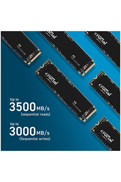 Crucial P3 1Tb 3500/3300Mb/S M.2 2280 Pcie Nvme Ssd Ct1000P3Ssd8