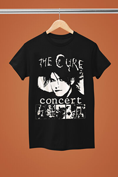 MAGORS The Cure the Rock Band Printed Cotton Short Sleeve Regular Fit Rock T-Shirt