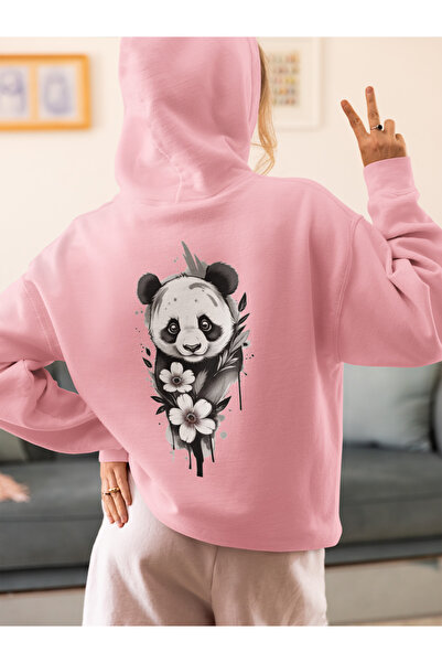 stil x Cute Pandas Printed Women's Sweatshirt
