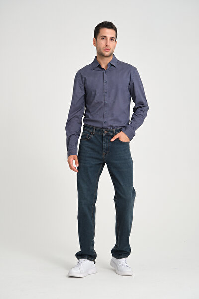 MINCHETTO Regular 7002-D323 Casual Men's Straight Stretch Jeans Regular Waist...