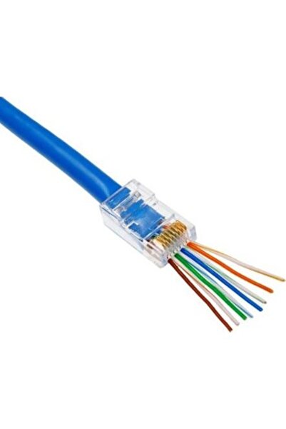 ODS C6Erj45T 8P/8C Ez-Plug New Generation Cat6 Rj45 Connector 100 Pcs