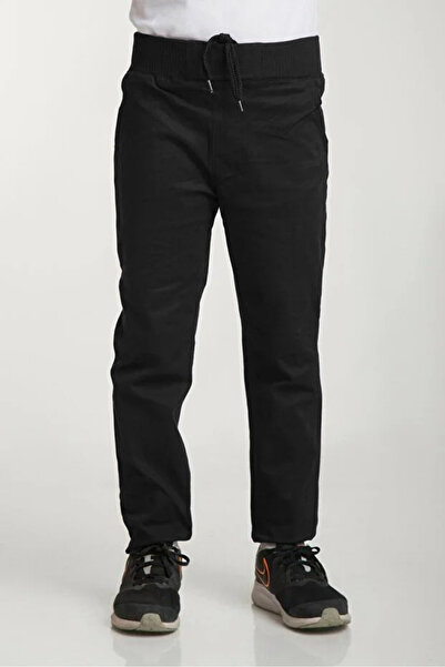 MyRia Primary School Middle School Pants Combed Cotton Fabric Waist Tie Ribbe...