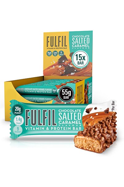 Fulfil Chocolate Salted Caramel Vitamin And Protein Bar, 825 g