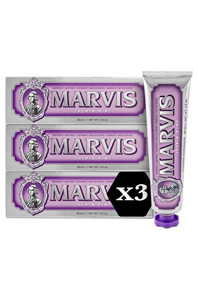 marvis pro Jasmine and mint flavored toothpaste - 85ml x 3