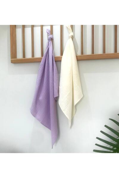 Hubb Lila Organic Muslin Baby Blanket for Boys and Girls 85•85 cm