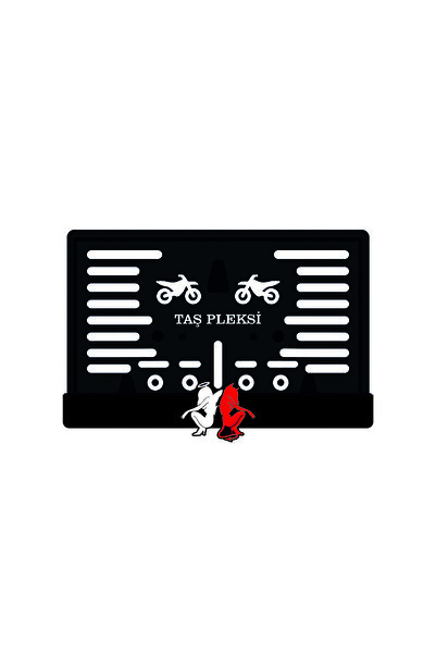 taş pleksi MELEK ŞEYTAN MOTOR PLAKALIK 3D LÜKS PARLAK PLEKSİ TÜM MOTORSİKLET ...