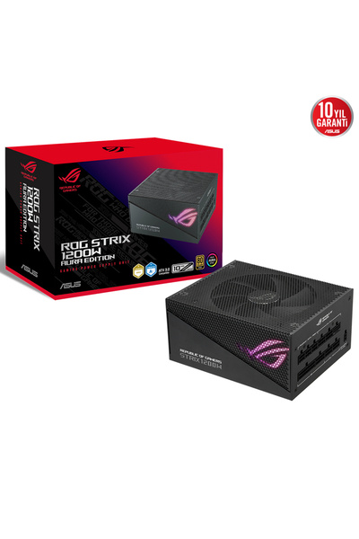 ASUS ROG-STRIX-1200G - مزود طاقة AURA بقوة 1200 واط 80+ GOLD مع تقنية PCI-E 5.0
