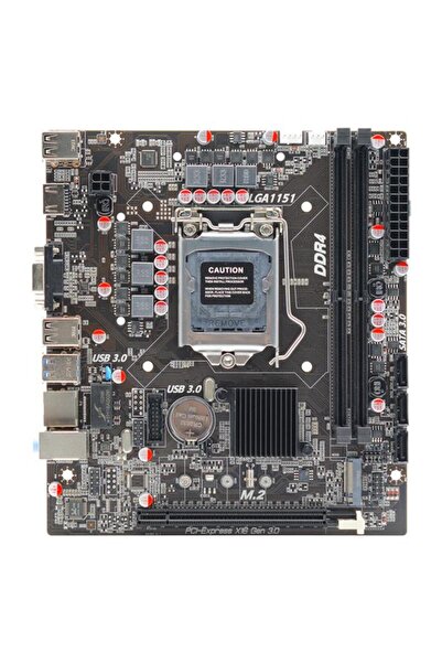 Afox Ih310C-Ma6-V4 2Xddr4 Vga+Hdmi 1Xglan 1X M.2 Nvme Gen3 1151Pin Motherboard