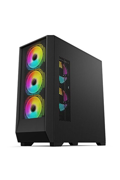 Genel Markalar ORENDA BTX-50G3 500W 4x12CM ARGB FAN ATX 2xUSB2.0/1xUSB3.0 360MM SOĞUTUCU DESTEKLİ SİYAH KASA