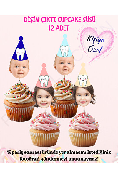 P&B COLLECTION WORKSHOP 12 ADET Dişim Çıktı Diş Buğdayı Parti Kişiye Özel Fot...