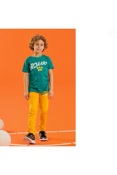 Ugly Duck Set de pijamale cu mâneci scurte Rex pentru băieți de 03-10 ani