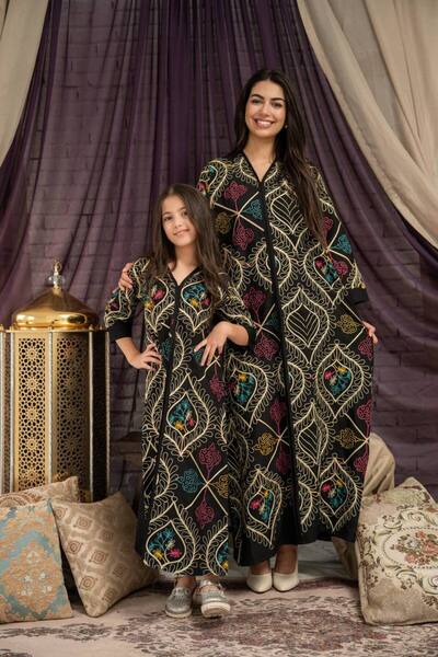 AFandina جلابية الأم والبنت أناقة عائلية تناسب كل الأوقات SM -49