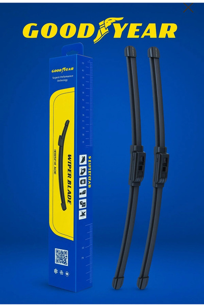 Goodyear 650 mm Muz Tipi Çoklu Aparatlı Ön Silecek Süpürgesi