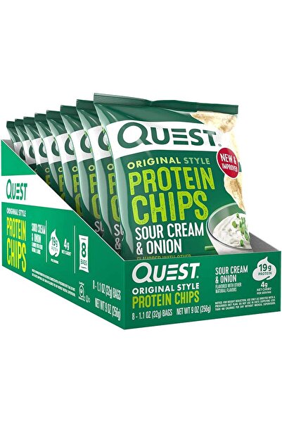 Quest Protein Chips Sour Cream & Onion 8 Bags