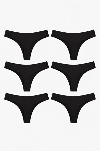 Adeniz Γυναικεία εσώρουχα στρινγκ με κοπή λέιζερ κανονικής μέσης, συσκευασία ...