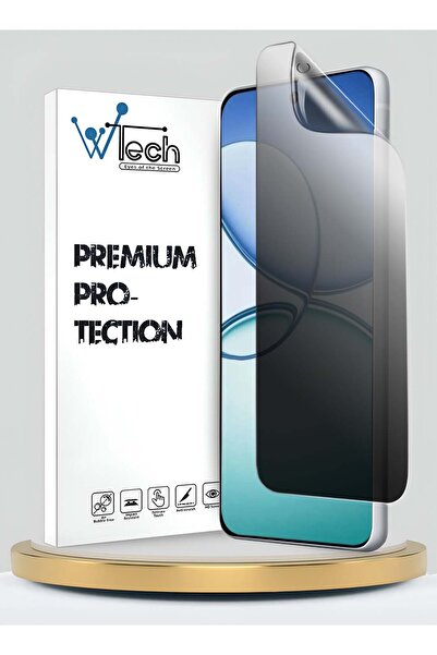 Wtech فيلم حماية شفاف رقيق ومرن مضاد للتجسس من الهيدروجيل لهاتف Realme 15T 5G...