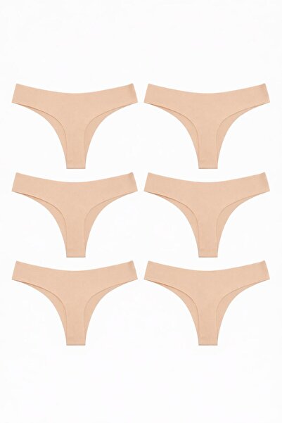 Adeniz Chiloți tanga cu talie normală, tăiați cu laser, pentru femei, pachet ...