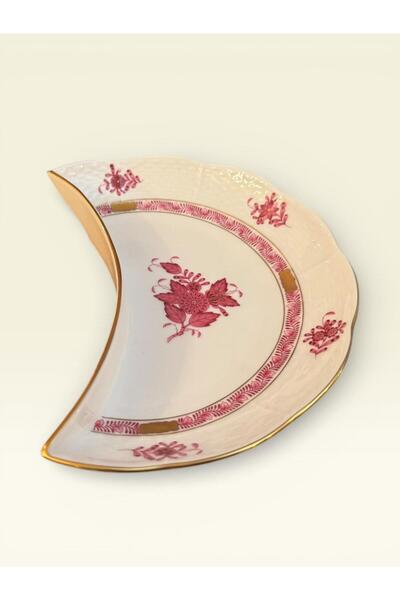tayfuntufan HEREND EL YAPIMI PORSELEN SALATA TABAĞI | 20x14,5 CM | EL BOYAMA ...