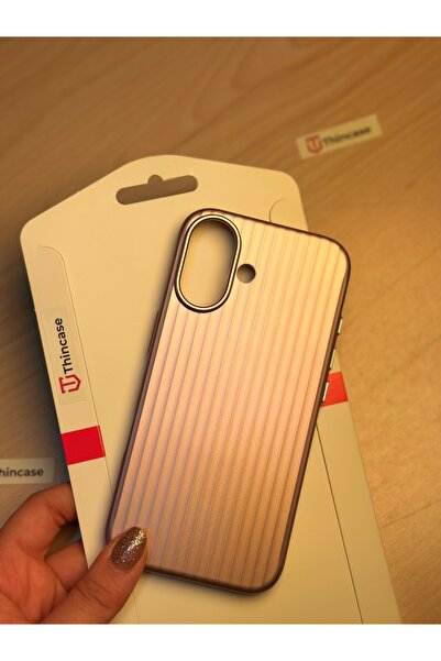 THİNCASE حافظة MagSafe ذات النسيج الخطي المتوافقة مع iPhone 16