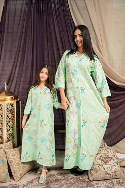 AFandina جلابية الأم والبنت أناقة عائلية تناسب كل الأوقات SM -49