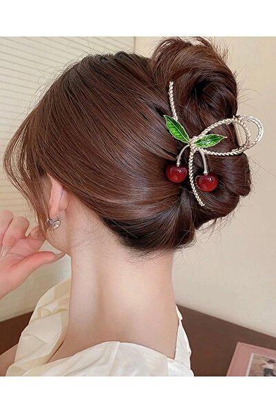 iky aksesuar Cherry Metal Latch Buckle