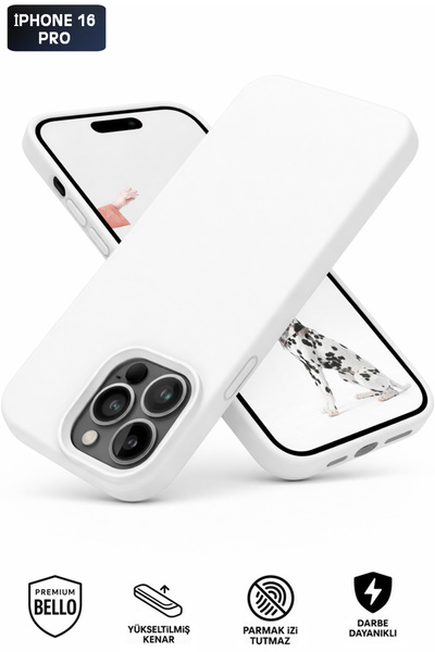 Tech&bello accessories iPhone 16 Pro Compatible Velvet Inside Launch Premium Silicone Erasable Case