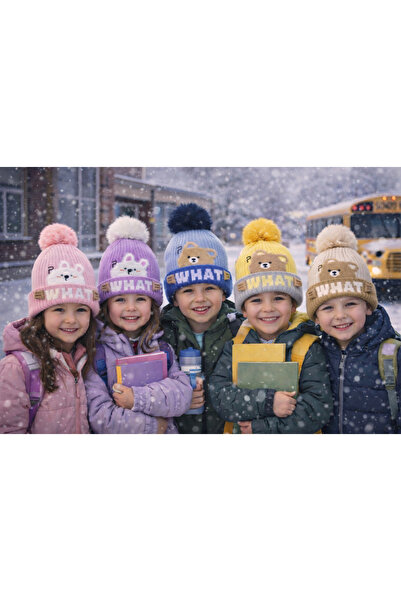 Monkabox Baby Kids Winter Fleece Beanie - Hat