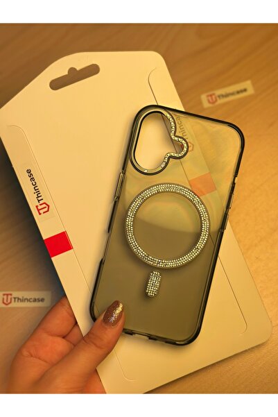 THİNCASE حافظة ماج سيف متوافقة مع آيفون 16 مع تصميم حجري