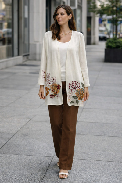 AYHAN Cardigan cu broderie Serpil