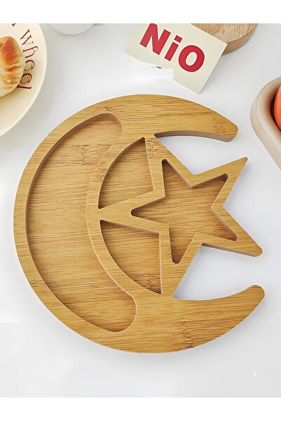 Generic Bamboo tray with dividers