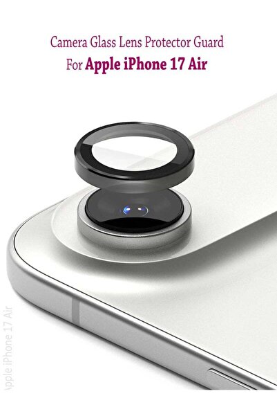 Generic واقي عدسة الكاميرا لهاتف آيفون 17 إير من آبل، غطاء عدسة معدني فردي