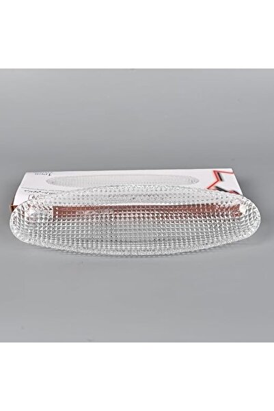 Generic Transparent Oval Glass Serving Plate 31×11 cm