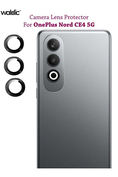 Generic واقي شاشة عدسة الكاميرا لهاتف OnePlus Nord CE4 - أسود