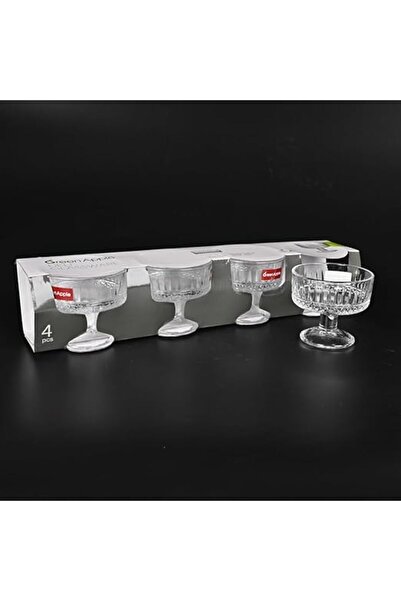 Generic Set of 4 Glass Ice Cream Cups