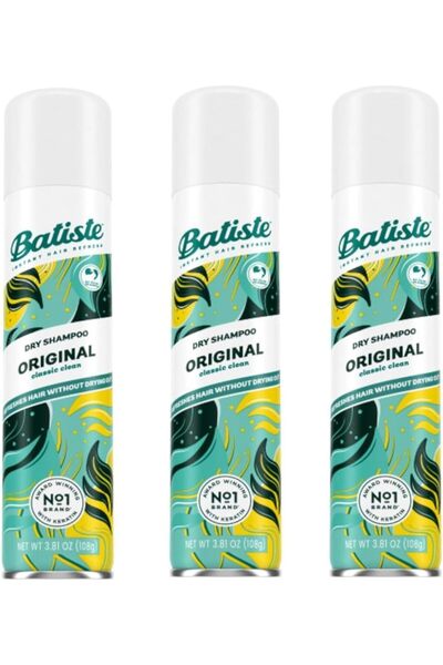 Batiste مجموعة شامبو جاف أصلية مكونة من 3 قطع