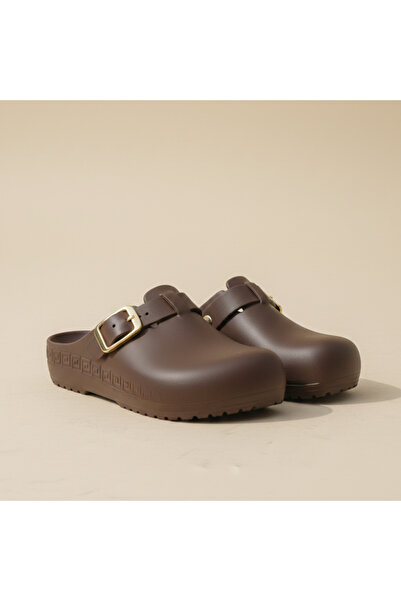 Deniz Terlik Women's Anatomical Sole Buckle Sabo Slippers Hospital and Work Slippers