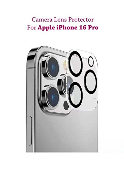 Generic Apple iPhone 16 Pro For Camera Lens Ring Screen Protector - Clear