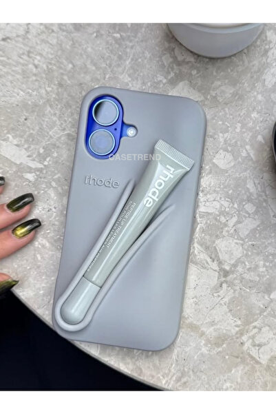 CASETREND iPhone (16 Plus) uyumlu Lip Case Ruj Bölmeli Rujlu Kılıf